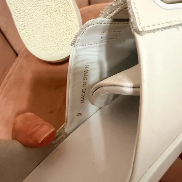 Freda Salvador - Libby d’Orsay sneakers in white leather - Picture 11 of 12